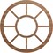 Ekena Millwork Grace Wood Fretwork Pierced Ceiling Medallion, Walnut, 26"OD x 9 1/2"ID x 1/4"T CMWP26X0250GRWA - alternate 1